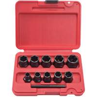 Jeu de douilles d'extraction de boulons PROTO, 10 Mcx, Prise de 1/4" Groupe Belzile Dickner