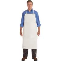 AlphaTec&reg; 56-101 PVC Apron, PVC/Vinyl, White, 33" W x 44" L Groupe Belzile Dickner