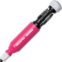 Original Pink 15-in-1 Multi-Bit Screwdriver, 8-37/50" L, Textured Handle Groupe Belzile Dickner