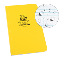 Livre reli&eacute; Field-Flex, Couverture souple, Jaune, 128 Pages, 4-5/8" , 7-1/4"  Groupe Belzile Dickner