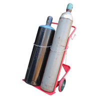 Cylinder Cart, Mold-on Rubber Wheels, 25-1/2"W x 7"L Base, 350 lbs. Groupe Belzile Dickner