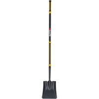 Pelle carr&eacute;e Pro, Fibre de verre, Lame Acier durci, Manche en Droit, Longueur 48" Groupe Belzile Dickner
