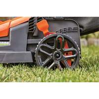 Lawn Mower with Comfort Grip Handle, Push Walk-Behind, Electric, 15" Cutting Width Groupe Belzile Dickner