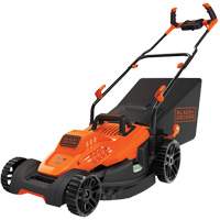 Lawn Mower with Comfort Grip Handle, Push Walk-Behind, Electric, 17" Cutting Width Groupe Belzile Dickner