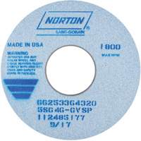 Tool Room Wheel, Type 01, Ceramic Alumina, 14" x 1-1/2" Groupe Belzile Dickner