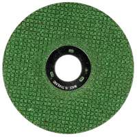 Green Corps Flexible Grinding Wheel, 4-1/2" x 1/8", 7/8" Arbor, Ceramic, Type 27 Groupe Belzile Dickner