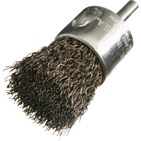 Brosses mont&eacute;es &agrave; fils cr&ecirc;p&eacute;s, 3/4", Fils 0,014", Tige 1/4" Groupe Belzile Dickner
