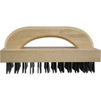 Brosses bloc de boucher &agrave; fils plats, Fil en acier plat, 8 x 12 rangs de fils, Longueur 9" Groupe Belzile Dickner