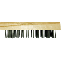 Brosses bloc de boucher &agrave; fils plats, Fil en acier plat, 5 x 10 rangs de fils, Longueur 7-5/8" Groupe Belzile Dickner