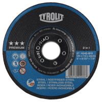 2-IN-1 Performance Plus Grinding Disc, 7" x 9/32", 7/8" Arbor, Type 27 Groupe Belzile Dickner