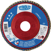 Long Life Flap Disc, 4-1/2" x 7/8", Type 27, 40 Grit, Zirconium Groupe Belzile Dickner