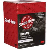 Scotch-Brite 7447 Hand Pads, Aluminum Oxide, 9" x 6", Very Fine Grit Groupe Belzile Dickner