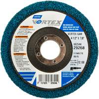 Vortex Non-Woven Disc, 4-1/2" Dia. x 1/2" W, 7/8" Arbor, Aluminum Oxide Groupe Belzile Dickner