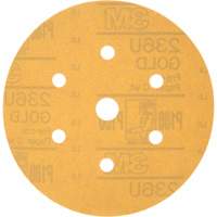 Hookit Dust-Free Sanding Disc, 6" Dia., P180 Grit, Aluminum Oxide, C-Weight Groupe Belzile Dickner