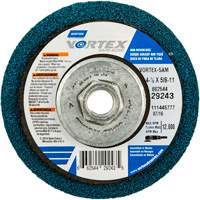 Vortex Rapid Blend Non-Woven Depressed Center Abrasive Disc, 4-1/2" Dia., 100-120 Grit, Aluminum Oxide Groupe Belzile Dickner