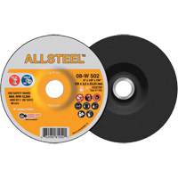 AllSteel Grinding Wheel, 5" x 1/8", 7/8" Arbor, Aluminum Oxide, Type 27 Groupe Belzile Dickner