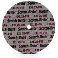 Scotch-Brite EXL Unitized Wheel, 6" x 1/4", 1/4" Arbor, Fine Grit, Silicon Carbide Groupe Belzile Dickner
