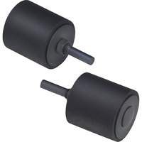 1-1/2" x 1-1/2" x 1/4" Rubber Cushion Polishing Wheel 45131 Groupe Belzile Dickner