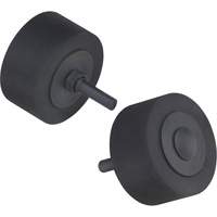 2" x 1" x 1/4" Rubber Cushion Polishing Wheel 45129 Groupe Belzile Dickner