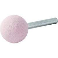 Meule mont&eacute;e vitrifi&eacute;e, A25, Oxyde d'aluminium, 1" dia., 1" lo, 80 Grain Groupe Belzile Dickner