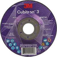 Meule &agrave; couper & tronçonner Cubitron 3, 4-1/2" x 5/32", Arbre de 7/8", Type T27, Grain de 36+, C&eacute;ramique Groupe Belzile Dickner