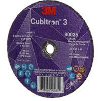 Meule &agrave; tronçonner Cubitron 3, 4" x 1/8", Arbre de 3/8", Type T1, C&eacute;ramique, 21000 Tr/min Groupe Belzile Dickner