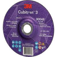 Cubitron 3 Cut-Off Wheel, 6" x 0.045", 7/8" Arbor, Type T27, Ceramic, 10200 RPM Groupe Belzile Dickner