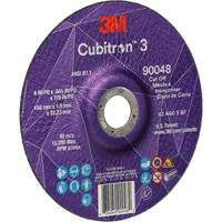 Cubitron 3 Cut-Off Wheel, 6" x 0.045", 7/8" Arbor, Type T27, Ceramic, 10200 RPM Groupe Belzile Dickner