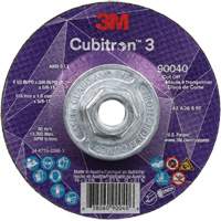 Meule &agrave; tronçonner Cubitron 3, 4-1/2" x 0,045", Arbre de 5/8"-11, Type T27, C&eacute;ramique, 13 300 Tr/min Groupe Belzile Dickner