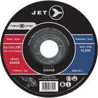 Meule Power-Xtreme ZA24S, 4-1/2" x 1/4", Arbre 7/8", Type 27 Groupe Belzile Dickner