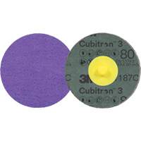 Disque en fibre Roloc Cubitron 3, 2" dia., Grain 80+, C&eacute;ramique Groupe Belzile Dickner