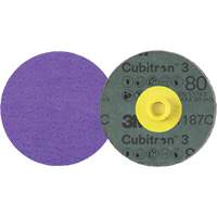 Disque en fibre Roloc Cubitron 3, 4" dia., Grain 80+, C&eacute;ramique Groupe Belzile Dickner