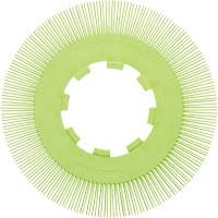 Brosse radiale en soies de pr&eacute;cision type S PN-RB sans adaptateur Scotch-Brite, C&eacute;ramique, Grain 50+, 8" dia. Groupe Belzile Dickner