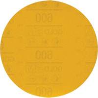 Disque abrasif dor&eacute; Hookit 09260, dia 6", Grain 600, Oxyde d'aluminium, Poids C Groupe Belzile Dickner