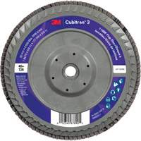 Disque &agrave; lamelles conique 1169F Cubitron 3 &agrave; changement rapide, 7" x 5/8"-11, Type T29, Grain 40+, C&eacute;ramique Groupe Belzile Dickner