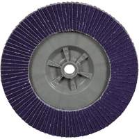 Disque &agrave; lamelles plate 1169F Cubitron 3 &agrave; changement rapide, 6" x 5/8"-11, Type T27, Grain 80+, C&eacute;ramique Groupe Belzile Dickner