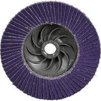 Disque &agrave; lamelles conique 1169F Cubitron 3 &agrave; changement rapide, 4-1/2" x 5/8"-11, Type T29, Grain 80+, C&eacute;ramique Groupe Belzile Dickner