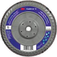 Disque &agrave; lamelles plate 1169F Cubitron 3 &agrave; changement rapide, 6" x 5/8"-11, Type T27, Grain 80+, C&eacute;ramique Groupe Belzile Dickner