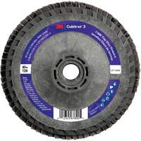 Disque &agrave; lamelles conique 1169F Cubitron 3 &agrave; changement rapide, 5" x 5/8"-11, Type T29, Grain 40+, C&eacute;ramique Groupe Belzile Dickner