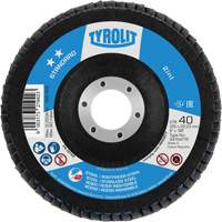 ZA 40 - B425 Standard 2-in-1 Flap Disc, 5" x 7/8", Type 27A, 40 Grit, Zirconia Alumina Groupe Belzile Dickner