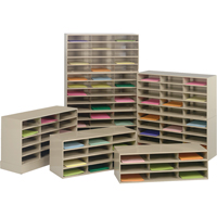 Data Organizers, Stationary, 9 Slots, Steel, 33-3/4" W x 11-5/8" D x 10-3/4" H Groupe Belzile Dickner
