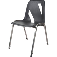 Chaise empilable, Vinyle, Hauteur 31", Capacité 275 lb, Noir OA275 | Dickner Inc