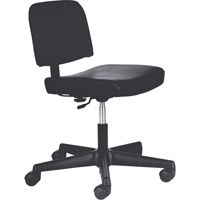 Chaises de dactylo, Vinyle, Noir, Capacit&eacute; 250 lb Groupe Belzile Dickner