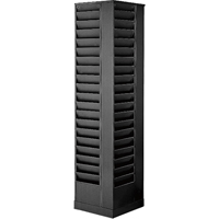 Pr&eacute;sentoirs, Rotatif, 92 fentes, Acier, 14-1/8" la x 14-1/8" p x 66" h Groupe Belzile Dickner