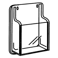 Literature Displays, Wall Mount, 9 Slots, Plastic, 30" W x 2" D x 36-7/8" H Groupe Belzile Dickner