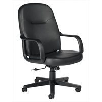 Office Chairs, Leather, Black Groupe Belzile Dickner