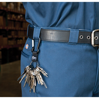 Porte-clés à mousqueton, Métal en alliage de zinc, Câble 4-1/2", Fixation Mousqueton OK369 | Dickner Inc