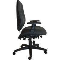 Cierra Heavy Duty Ergonomic Chairs, Fabric, Black, 400 lbs. Capacity Groupe Belzile Dickner