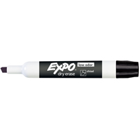 Expo&reg; Whiteboard Marker - Black, Black, Chisel Tip Groupe Belzile Dickner