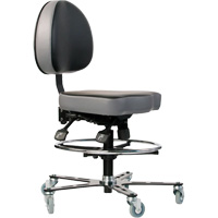 Chaise ergonomique TF 180<sup>MC</sup>, Vinyle, Noir OP492 | Dickner Inc